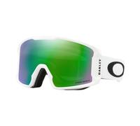Oakley Line Miner XM Matte White Prizm Jade Iridium Ski Snowboard Mask New