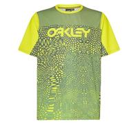 Oakley Man Maven Coast Short Sleeve Jersey Tee, Distorted Frogskin Green, XL
