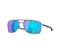 Oakley Man Oakley OO4124 GAUGE 8 412406 Sunglasses Metal Grey Blue Squared Polarized Prizm Iridium