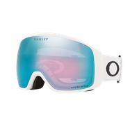 Oakley Goggles Flight Tracker L Prizm Snow Ski Goggles White Prizm Iridium Snow Sapphire/CAT3 Men,Women