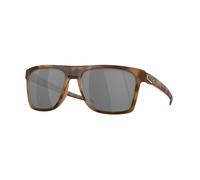 Oakley Man OO9100 LEFFINGWELL 910018 Sunglasses O_matter Brown Grey Squared Polarized Prizm