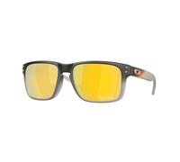 Oakley Man OO9102 HOLBROOK 9102AH Sunglasses O_matter Black Gold Squared Polarized