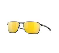 Oakley Man OO4142 Ejector 414214 Sunglasses Metal Black Gold Squared Polarized Prizm