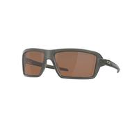 Oakley Man OO9129 CABLES 912915 Sunglasses O_matter Grey Brown Squared Normal