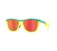 Oakley Man OO9289 FROGSKINS HYBRID 928902 Sunglasses O_matter Green Red Round Normal Prizm