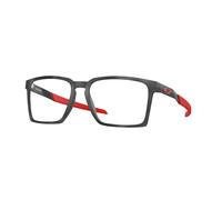 Oakley Mens Black Ox8055 Branded Square-frame Plastic Glasses