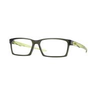 Oakley Man OX8060 OVERHEAD 806008 Optical frames O_matter Green Transparent Squared Normal