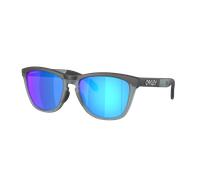 Oakley Man Sunglass Frogskins™ Range - Frame color: Matte Black, Lens color: Prizm Sapphire