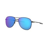 Oakley Man Sunglass OO4147 Contrail - Frame color: Satin Black, Lens color: Prizm Sapphire Polarized