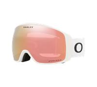 Oakley Man Sunglass OO7104 Flight Tracker L Snow Goggles - Frame color: Matte White, Lens color: Prizm Rose Gold Iridium