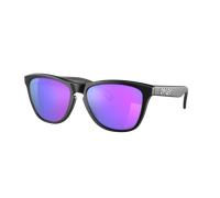 Oakley Man Sunglass OO9013 Frogskins™ - Frame color: Matte Black, Lens color: Prizm Violet
