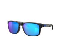 Oakley Man Sunglass OO9102 Holbrook™ Prizmatic Collection - Frame color: Matte Black Prizmatic, Lens color: Prizm Sapphire Polarized