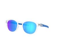 Oakley Man Sunglass OO9265 Latch™ Neon Pop Collection - Frame color: Matte Clear, Lens color: Prizm Sapphire
