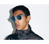 Oakley Man Sunglass OO9284 Frogskins™ Range - Frame color: Transparent Stonewash, Lens color: Prizm Deep Water Polarized