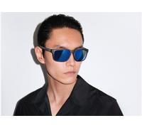 Oakley Man OO9384 HOLBROOK MIX 938410 Sunglasses Injected Grey Blue Squared Polarized Prizm
