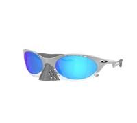 Oakley OO9437 PLANTARIS 943713 Men's Sunglasses Silver Size 63