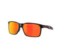 Oakley Man Sunglass OO9460 Portal X - Frame color: Polished Black, Lens color: Prizm Ruby Polarized