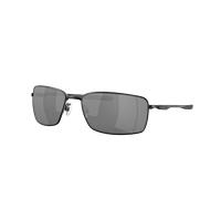 Oakley Man Sunglass Square Wire™ - Frame color: Matte Black, Lens color: Black Iridium Polarized