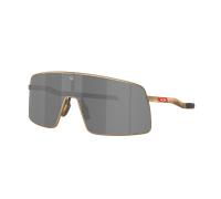 Oakley OO6013 SUTRO TI 601305 Man Sunglasses Titanium Gold Grey Mask Normal Prizm