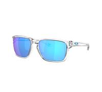 Oakley Man Sunglass Sylas - Frame color: Polished Clear, Lens color: Prizm Sapphire