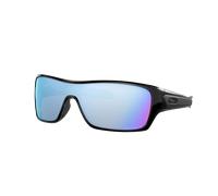 Oakley Man Sunglass Turbine Rotor - Frame color: Polished Black, Lens color: Prizm Deep Water Polarized