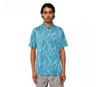 Oakley Marble Jaquard Polo Aurora Blue - M Size: Medium