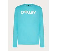 Oakley Mark 2.0 Long Sleeve T-Shirt Light Blue White - XL