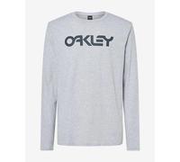 Oakley Mark 2.0 Long Sleeve T-Shirt Light Grey Black - M