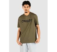 Oakley Mark II Short Sleeve T-Shirt Brown Black Logo - L