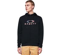 Oakley Bark 2.0 Full Zip Hoodie Black White - XXL