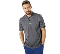 Oakley Men's AERO Ellipse Polo, Athletic Heather Grey, S, Athletic Heather Grey, S