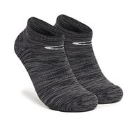 Oakley Ankle Tab Sock - Black/Uniform Grey Heather - L Size: Large