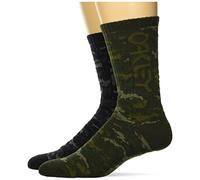 Oakley Men's B1b Rc Socks, Brush Tiger CAMO Grey, Large