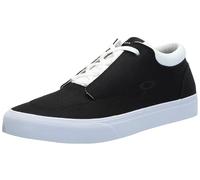 Oakley Men's Banks Low Canvas Sneaker, Black/White, 6.5 UK