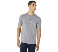 Oakley Mens BARK New SS Shirt, Athletic Heather Grey, XS