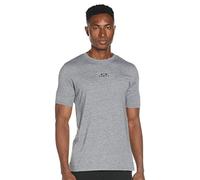 Oakley Men's Bark New Ss Shirt, Athletic Heather Grey, XL