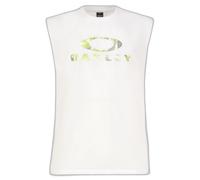 Oakley Men's Bark Sun Tank Top, White, Large