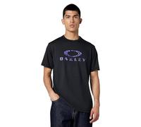 Oakley Men's Bark Sun Tee, Blackout/Deep Violet, Large