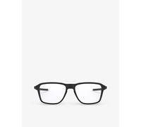 Oakley Mens Black Ox8166 Wheel House Square-frame O-matter Glasses 14cm