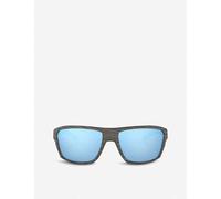 Oakley Mens Brown Oo9416-64 Split Shot Woodgrain and Prizm™ Square-frame Sunglasses 14.5cm