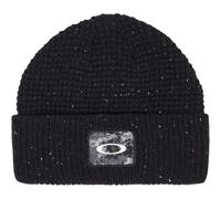 Oakley Men's Ellipse Patch Waffle Beanie, Blackout, One Size
