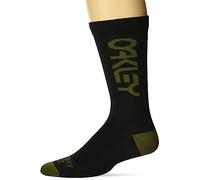Oakley Men's Factory Pilot MTB Socks, Black/New Dark Brush, S