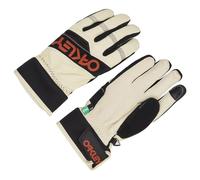 Oakley Mens Factory Winter Gloves 2.0, Arctic White/Ginger, X-Large