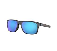 Oakley Men's Holbrook Mix 938410 Sunglasses, Steel/Prizmsapphirepolarized, 57