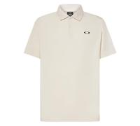 Oakley Men's Icon Thermonuclear Protect Recycled Polo Shirt, Arctic White, Medium
