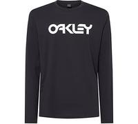Oakley Men's Mark Ii Long Sleeve Tee 2.0 T-Shirt, Black/White, XXL