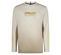 Oakley Men's Maven Coast Long Sleeve Jersey 2.0, Gradient Pebble Mist, Large