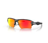 Oakley Unisex OO9188 FLAK 2.0 XL 918886 Sunglasses O_matter Black Red Squared Normal Prizm