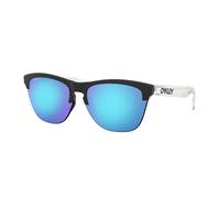 Oakley Frogskins Lite Glasses Matte Black with Clear Prizm Sapphire Lenses