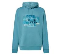 Oakley Men's Mountain Camo Hoodie, Dark Pacific, L
